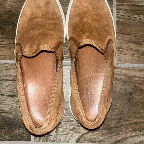 A.P.C Noisette slip on suede shoes - Picture 3 of 5